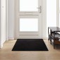 vidaXL Δερμάτινο Χαλί Μαύρο 100 x 250 cm 100% Πολυπροπυλένιο Τούφτα