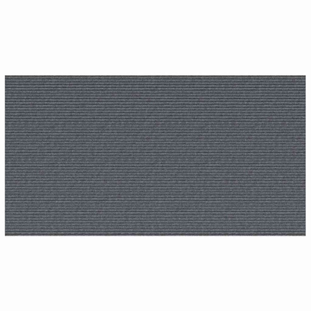 vidaXL Δερμάτινο Χαλί Γκρι 80 x 150 cm ύφασμα