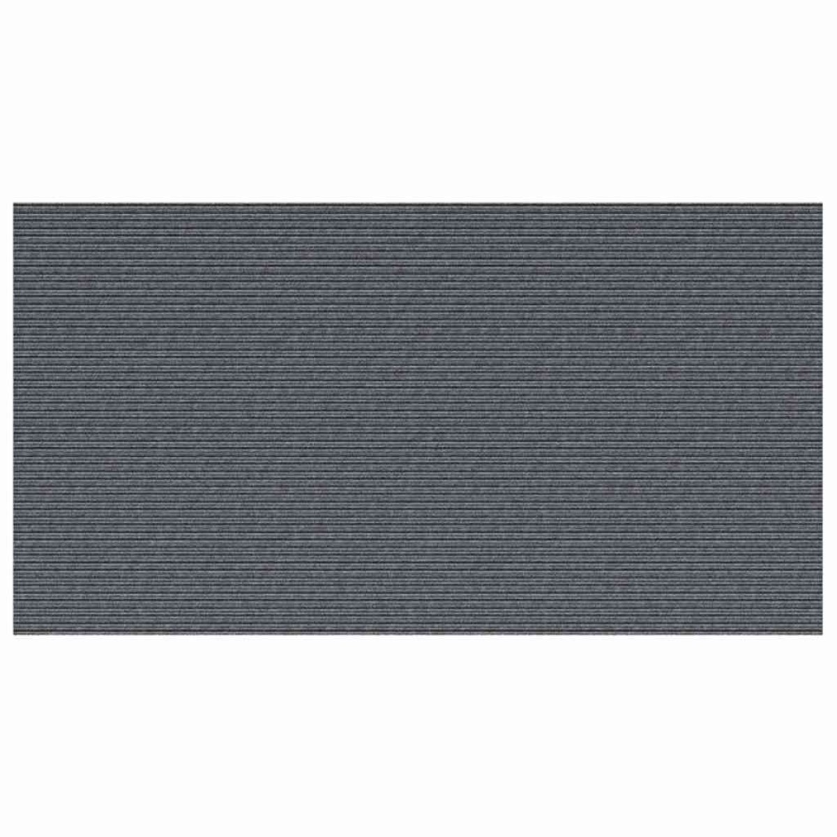 vidaXL Δερμάτινο Χαλί Γκρι 80 x 150 cm ύφασμα