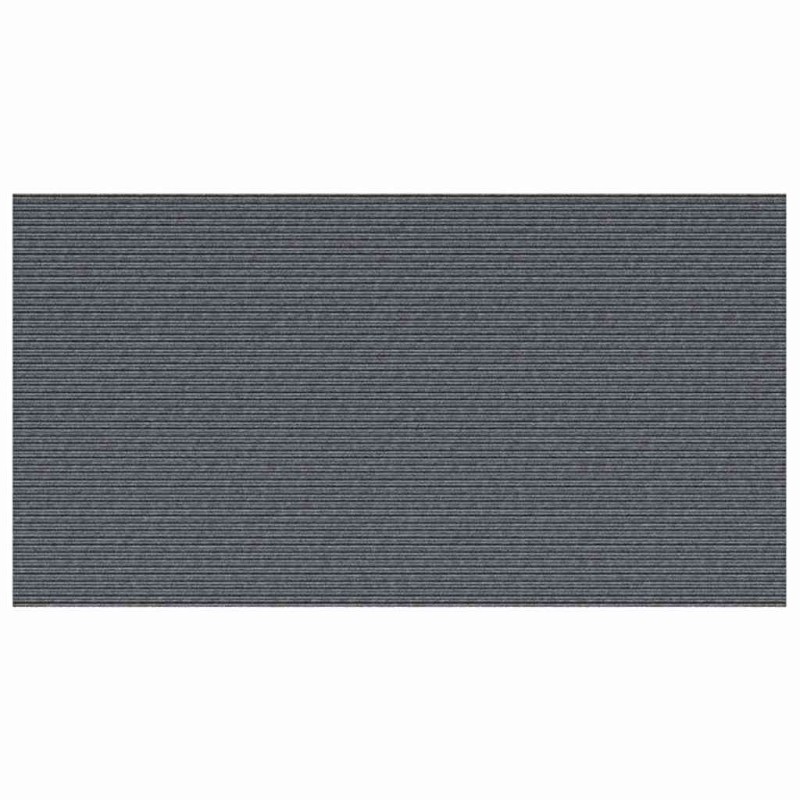 vidaXL Δερμάτινο Χαλί Γκρι 80 x 150 cm ύφασμα