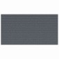 vidaXL Δερμάτινο Χαλί Γκρι 80 x 150 cm ύφασμα