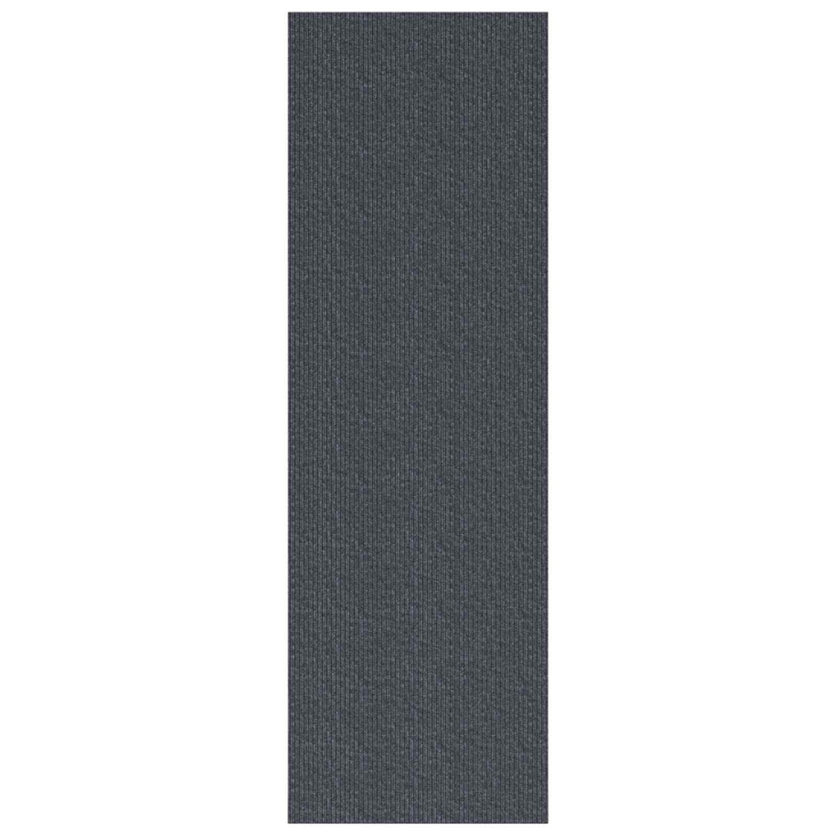 vidaXL Δερμάτινο Χαλί Γκρι 80 x 300 cm ύφασμα