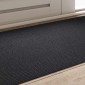 vidaXL Δερμάτινο Χαλί Ανθρακί 80 x 150 cm ύφασμα