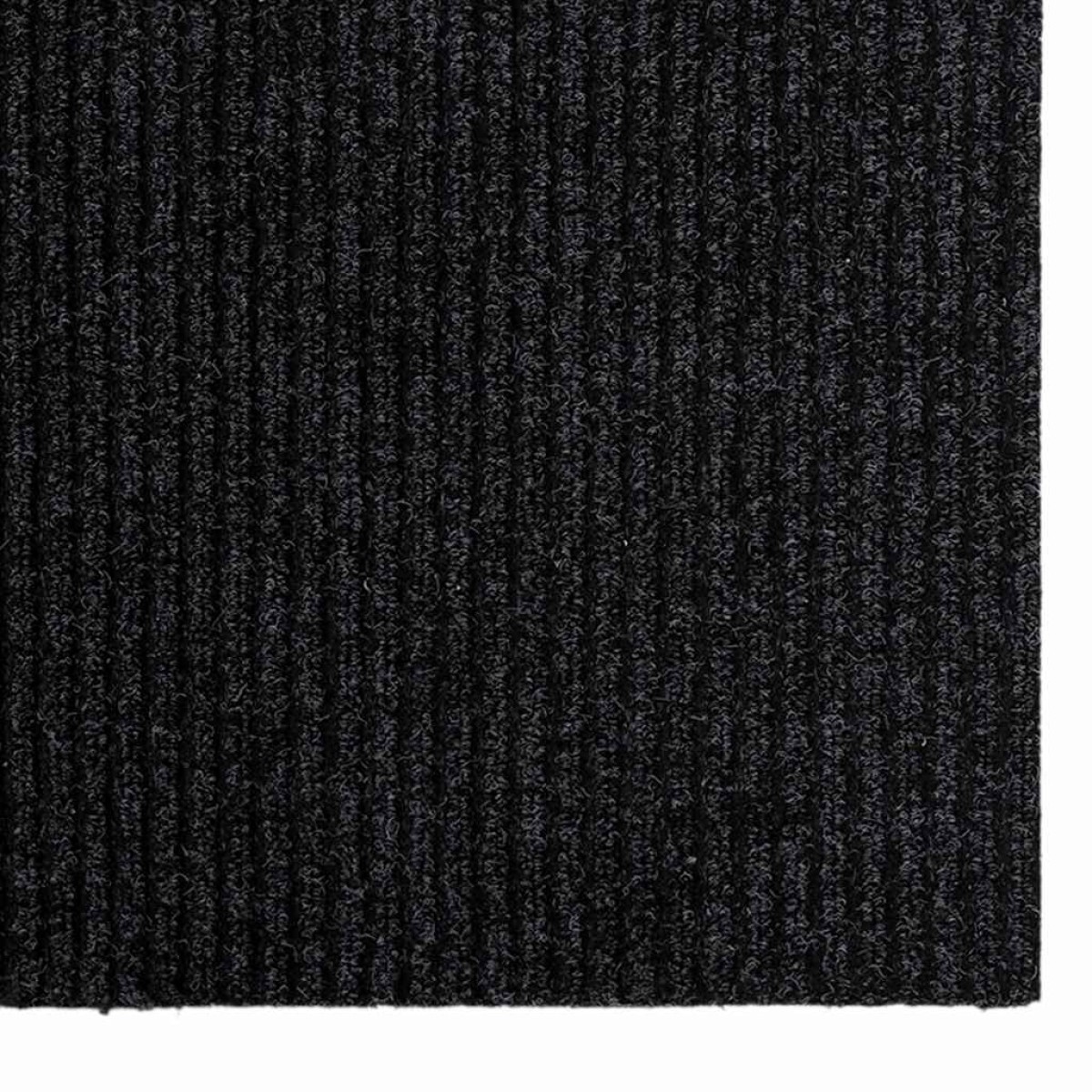 vidaXL Δερμάτινο Χαλί Ανθρακί 80 x 500 cm ύφασμα