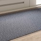 vidaXL Δερμάτινο Χαλί Ανοιχτό γκρι 80 x 150 cm ύφασμα