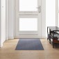 vidaXL Δερμάτινο Χαλί Ανοιχτό γκρι 80 x 250 cm ύφασμα