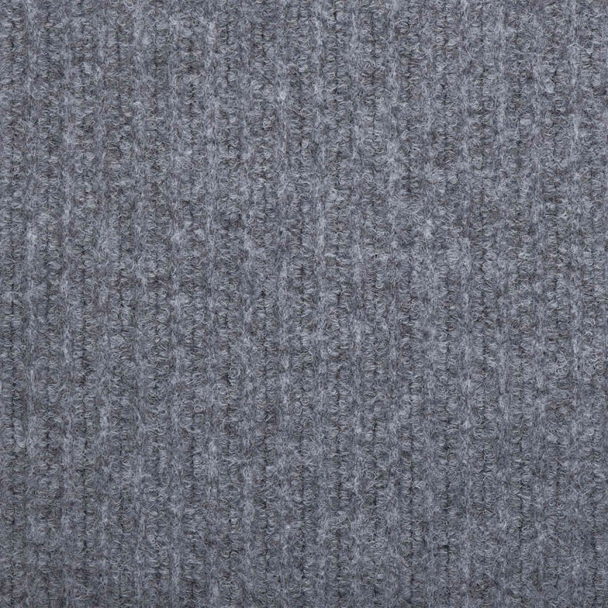 vidaXL Δερμάτινο Χαλί Ανοιχτό γκρι 80 x 500 cm ύφασμα