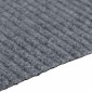 vidaXL Δερμάτινο Χαλί Ανοιχτό γκρι 100 x 100 cm ύφασμα