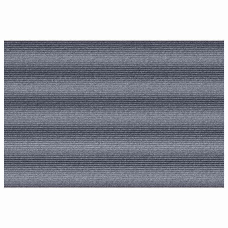 vidaXL Δερμάτινο Χαλί Ανοιχτό γκρι 100 x 150 cm ύφασμα