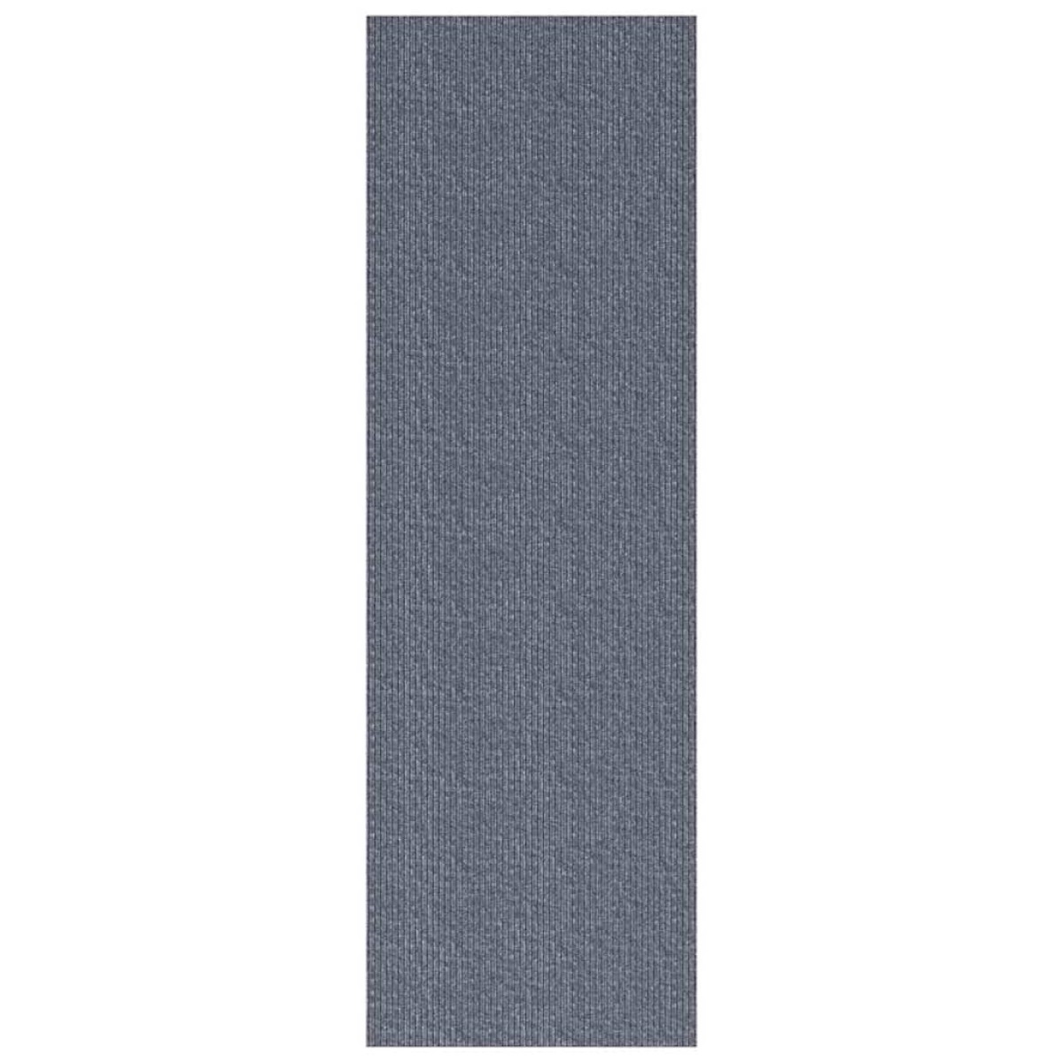 vidaXL Δερμάτινο Χαλί Ανοιχτό γκρι 100 x 300 cm ύφασμα