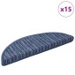 vidaXL Αυτοκόλλητα Ματ Σκαλοπατιών 15 τμχ. 56 x 17 x 3 cm Non-Slip