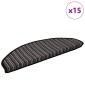 vidaXL Αυτοκόλλητα Ματ Σκαλοπατιών 15 τμχ. 65 x 21 x 4 cm Non-Slip