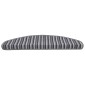 vidaXL Αυτοκόλλητα Ματ Σκαλοπατιών 15 τμχ. 65 x 21 x 4 cm Non-Slip