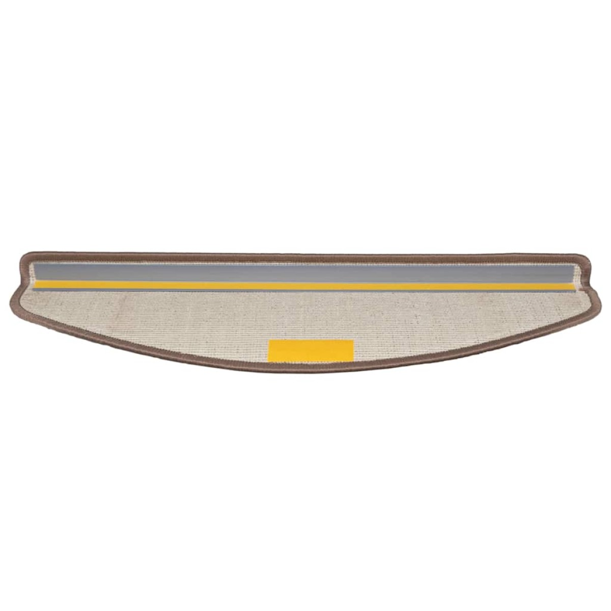 vidaXL Αυτοκόλλητα Ματ Σκαλοπατιών 15 τμχ. 65 x 21 x 4 cm Non-Slip