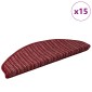 vidaXL Αυτοκόλλητα Ματ Σκαλοπατιών 15 τμχ. 65 x 21 x 4 cm Non-Slip