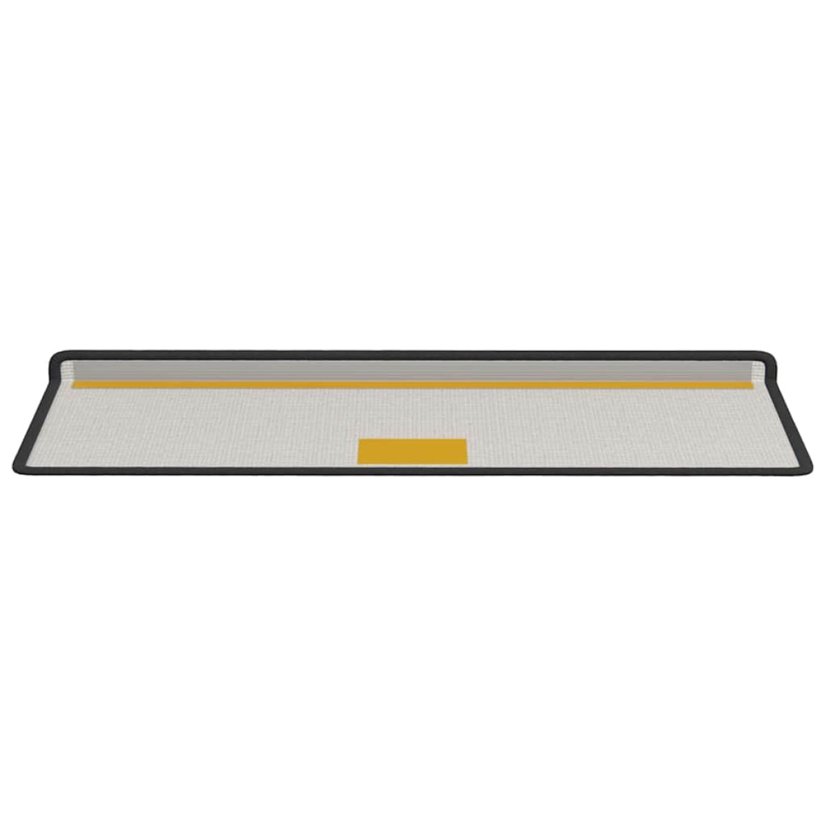 vidaXL Αυτοκόλλητα Ματ Σκαλοπατιών 15 τμχ. 65 x 21 x 4 cm Non-Slip