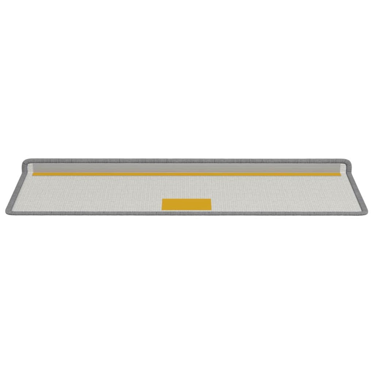 vidaXL Αυτοκόλλητα Ματ Σκαλοπατιών 15 τμχ. 65 x 21 x 4 cm Non-Slip