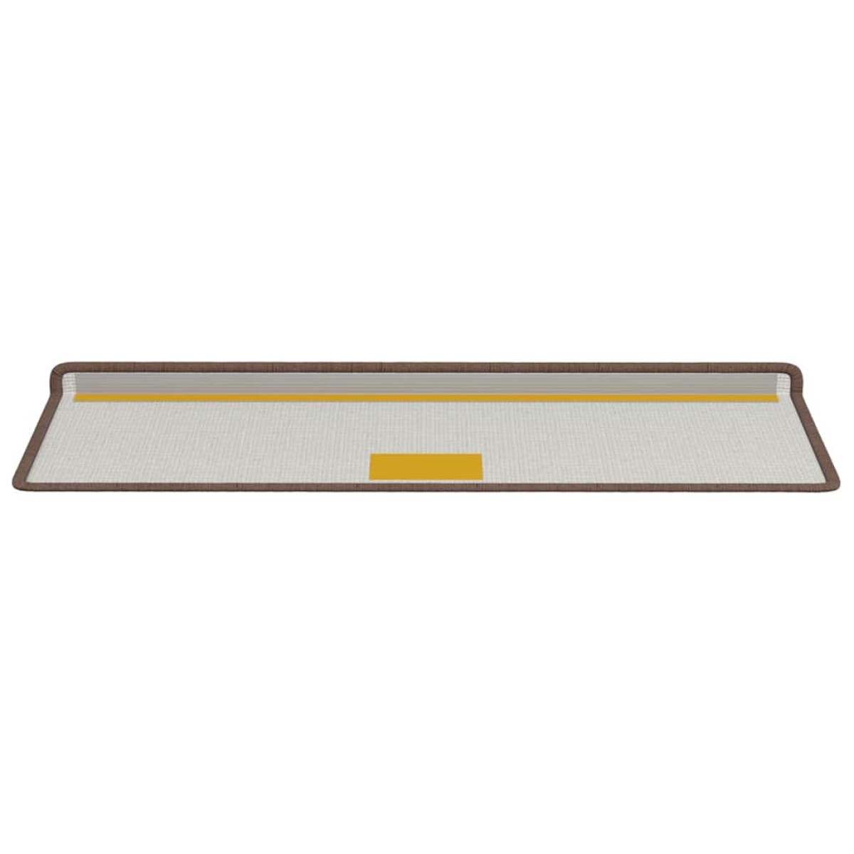 vidaXL Αυτοκόλλητα Ματ Σκαλοπατιών 15 τμχ. 65 x 21 x 4 cm Non-Slip