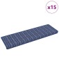 vidaXL Αυτοκόλλητα Ματ Σκαλοπατιών 15 τμχ. 65 x 21 x 4 cm Non-Slip