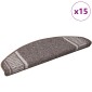 vidaXL Αυτοκόλλητα Ματ Σκαλοπατιών 15 τμχ. 65 x 21 x 4 cm Non-Slip