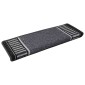 vidaXL Αυτοκόλλητα Ματ Σκαλοπατιών 15 τμχ. 65 x 21 x 4 cm Non-Slip