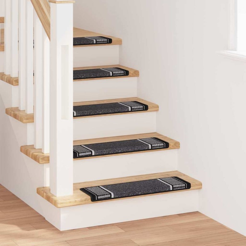 vidaXL Αυτοκόλλητα Ματ Σκαλοπατιών 15 τμχ. 65 x 21 x 4 cm Non-Slip