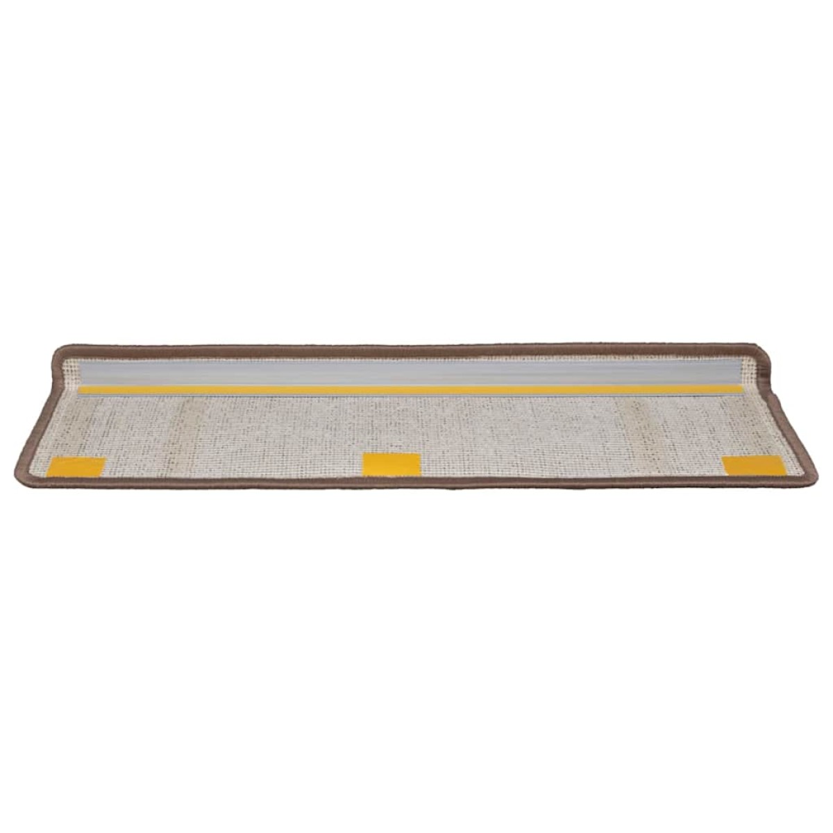 vidaXL Αυτοκόλλητα Ματ Σκαλοπατιών 15 τμχ. 65 x 21 x 4 cm Non-Slip