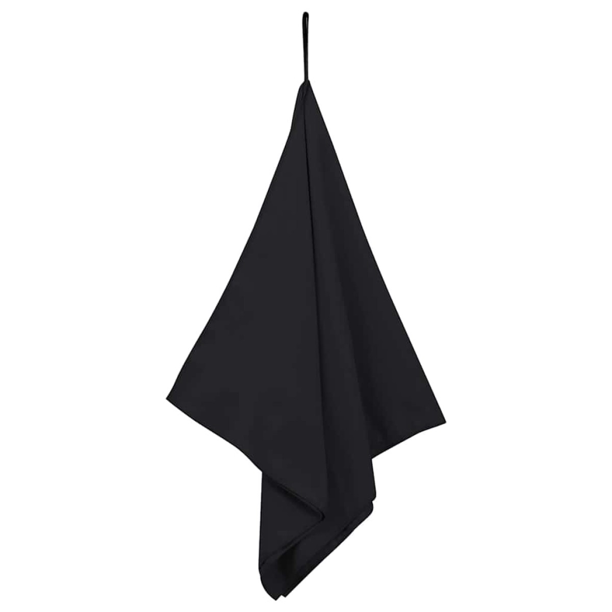 vidaXL Αθλητικές Πετσέτες 2 τμχ. Μαύρο 100 x 50 cm