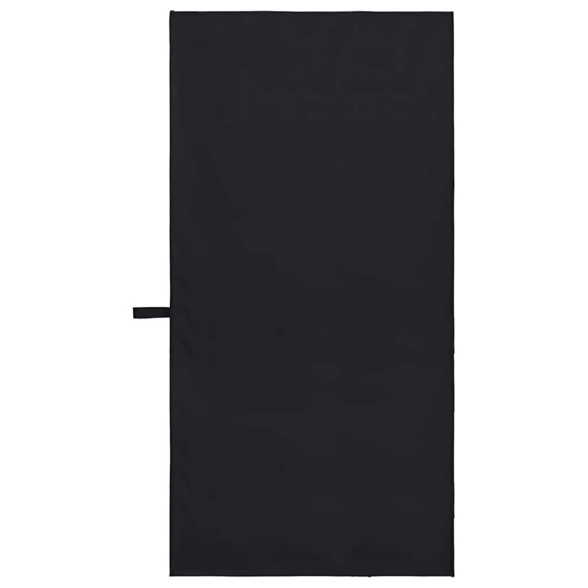 vidaXL Αθλητικές Πετσέτες 2 τμχ. Μαύρο 100 x 50 cm