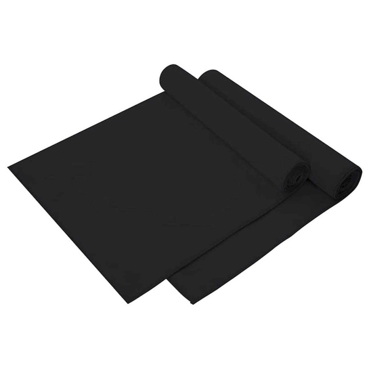 vidaXL Αθλητικές Πετσέτες 2 τμχ. Μαύρο 140 x 70 εκ