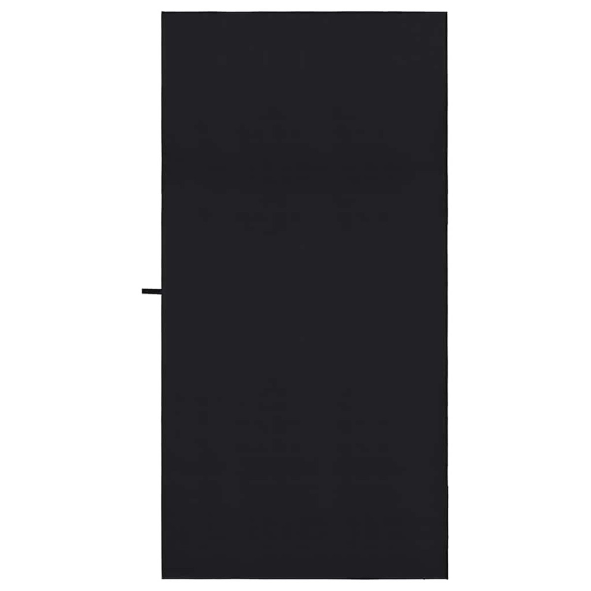 vidaXL Αθλητικές Πετσέτες 2 τμχ. Μαύρο 200 x 100 cm