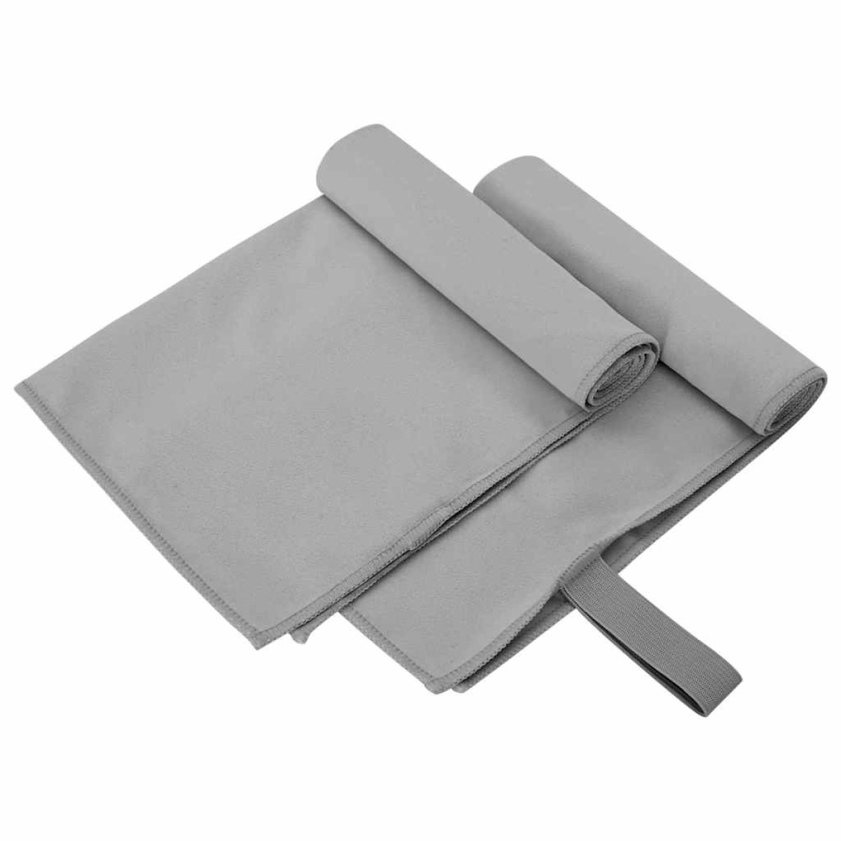 vidaXL Αθλητικές Πετσέτες 2 τμχ. Σκούρο γκρι 50 x 30 cm
