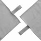 vidaXL Αθλητικές Πετσέτες 2 τμχ. Σκούρο γκρι 50 x 30 cm