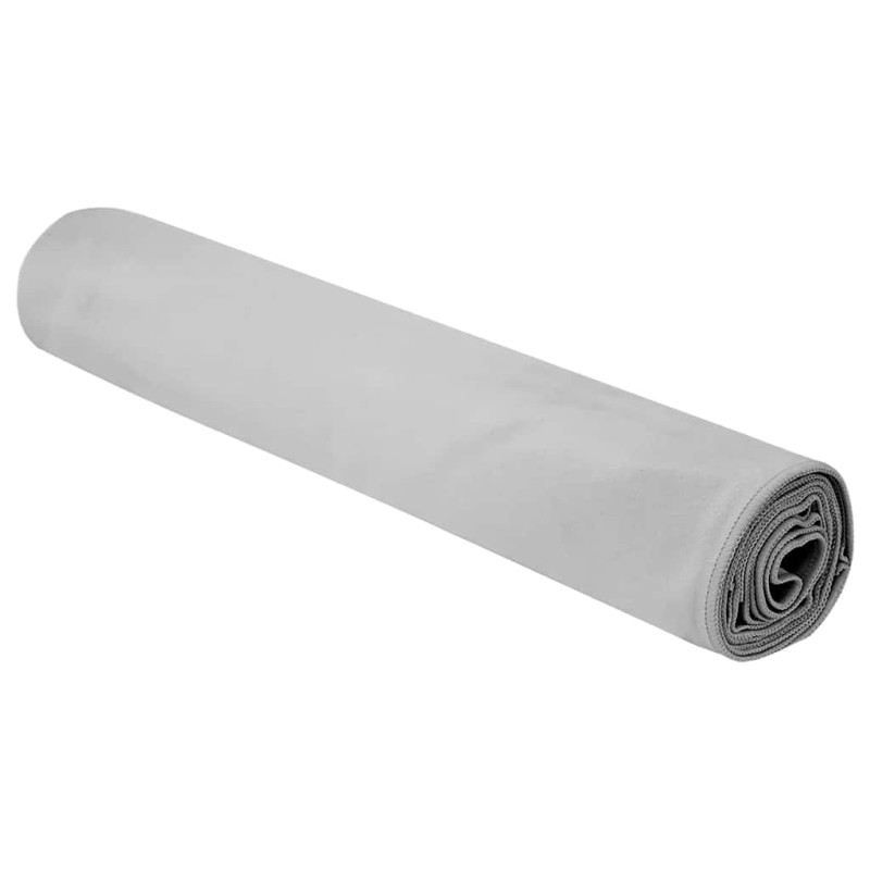 vidaXL Αθλητικές Πετσέτες 2 τμχ. Γκρι 200 x 100 cm