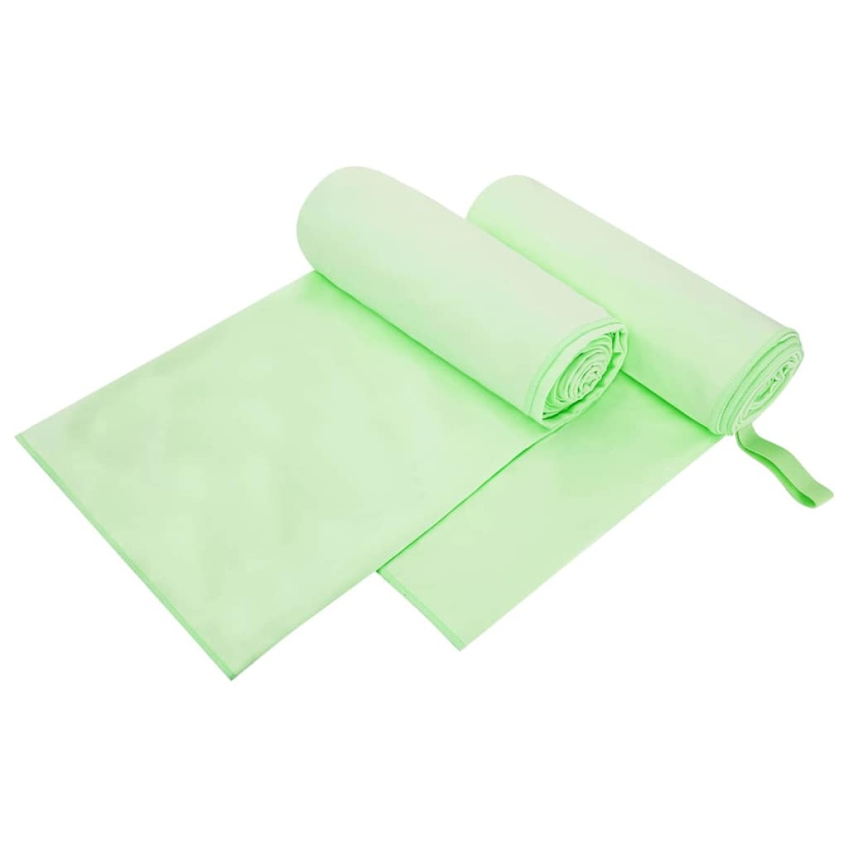 vidaXL Αθλητικές Πετσέτες 2 τμχ. Πράσινο 200 x 100 cm