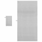 vidaXL Σύνολο πετσέτας αθλητισμού 2 τεμ. Γκρι 50 x 30 cm, 200 x 100 cm