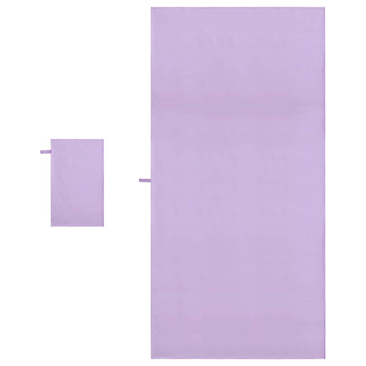 vidaXL Σύνολο πετσέτας αθλητισμού 2 τεμ. Μοβ 50 x 30 cm, 200 x 100 cm