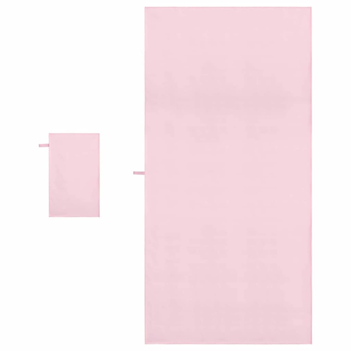 vidaXL Σύνολο πετσέτας αθλητισμού 2 τεμ. Ροζ 50 x 30 cm, 200 x 100 cm