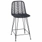 vidaXL Καρέκλα Μπαρ 2 τμχ. Μαύρο 44,5 x 54,5 x 97,5 εκ.