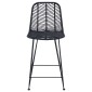 vidaXL Καρέκλα Μπαρ 2 τμχ. Μαύρο 44,5 x 54,5 x 97,5 εκ.