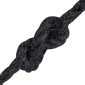 vidaXL Σχοινί Από Τζute 6 mm Μαύρο 100% Τζούτα Tossa