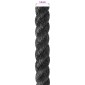 vidaXL Σχοινί Από Τζute 12 mm Μαύρο 100% Τζούτα Tossa