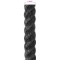 vidaXL Σχοινί Από Τζute 14 mm Μαύρο 100% Τζούτα Tossa