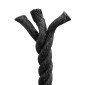 vidaXL Σχοινί Από Τζute 20 mm Μαύρο 100% Τζούτα Tossa