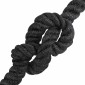 vidaXL Σχοινί Από Τζute 24 mm Μαύρο 100% Τζούτα Tossa