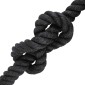 vidaXL Σχοινί Από Τζute 30 mm Μαύρο 100% Τζούτα Tossa