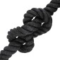 vidaXL Σχοινί Από Τζute 36 mm Μαύρο 100% Τζούτα Tossa