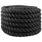 vidaXL Σχοινί Από Τζute 36 mm Μαύρο 100% Τζούτα Tossa