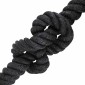 vidaXL Σχοινί Από Τζute 50 mm Μαύρο 100% Τζούτα Tossa