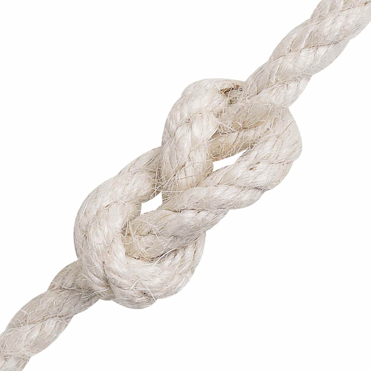 vidaXL Σχοινί Από Τζute 8 mm Λευκό 100% Τζούτα Tossa